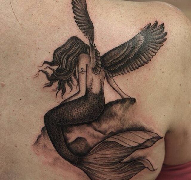 Mermaid with Wings