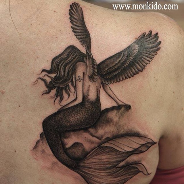 Mermaid with Wings