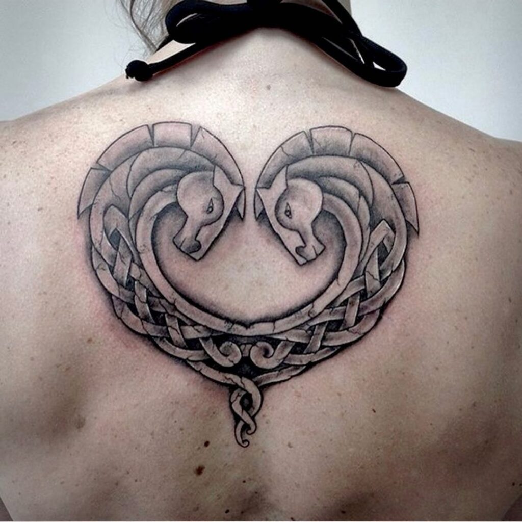 Celtic Horses Heart