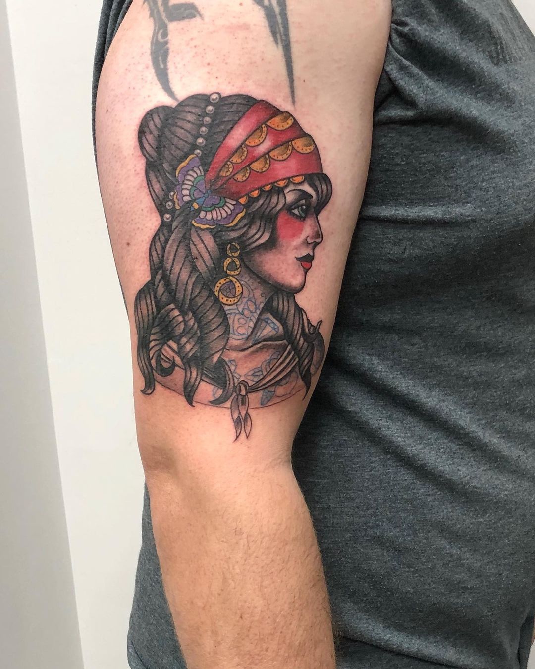 Gypsy Woman Portrait