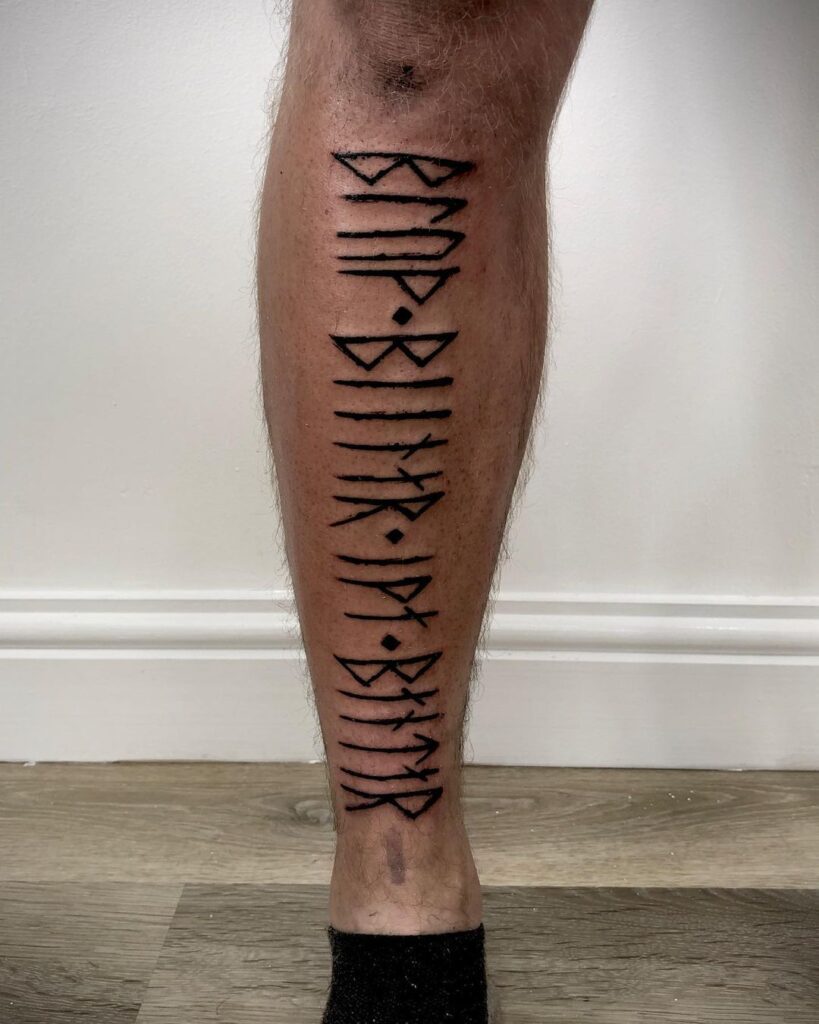 Viking Runes Text