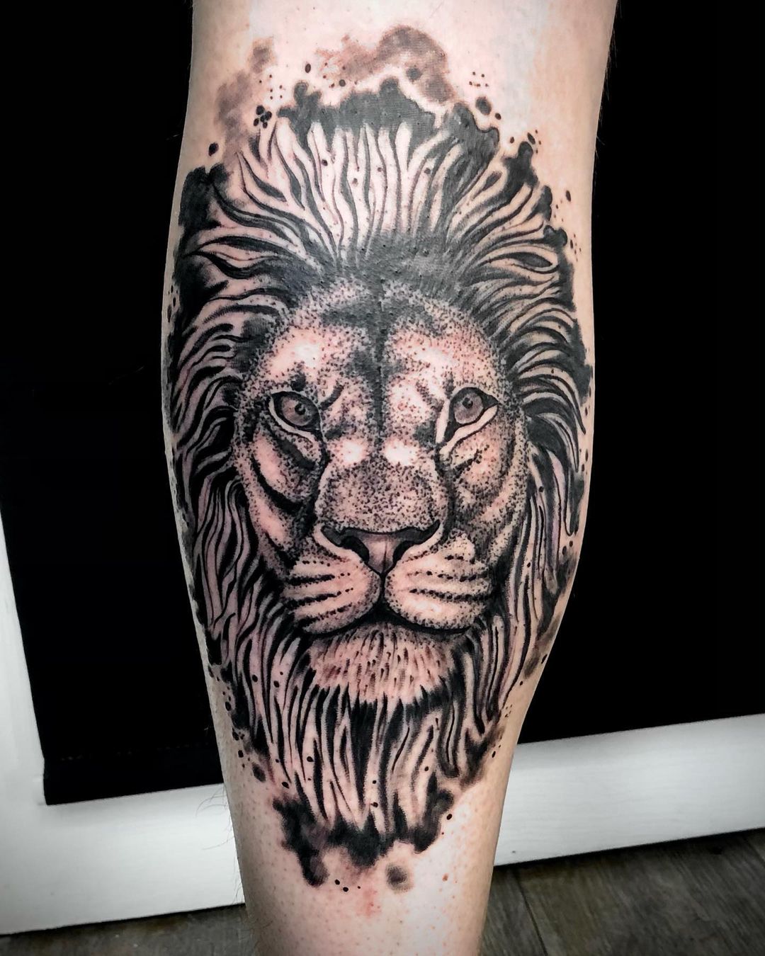 Lion Ink Blotch