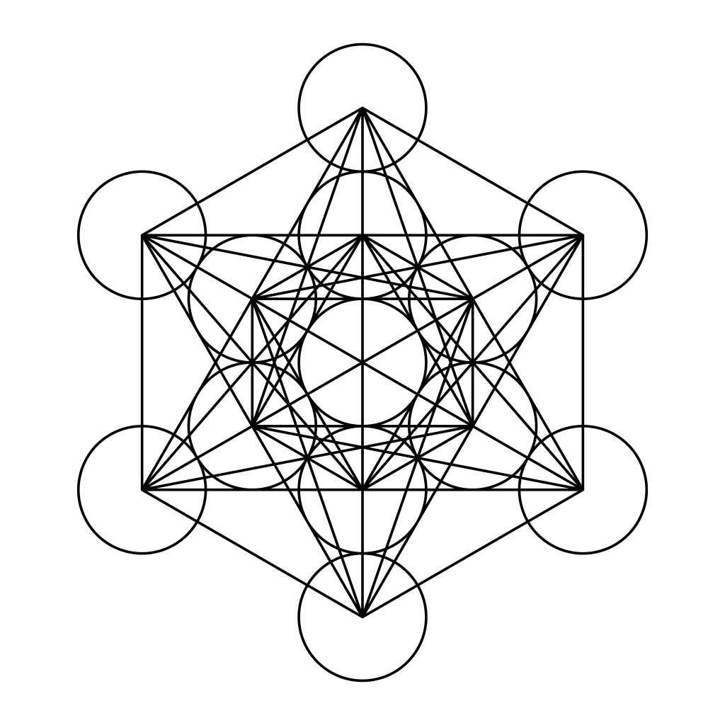 Thinking of Getting a Sacred Geometry Tattoo? 6 Metatron’s Cube geometric tattoo