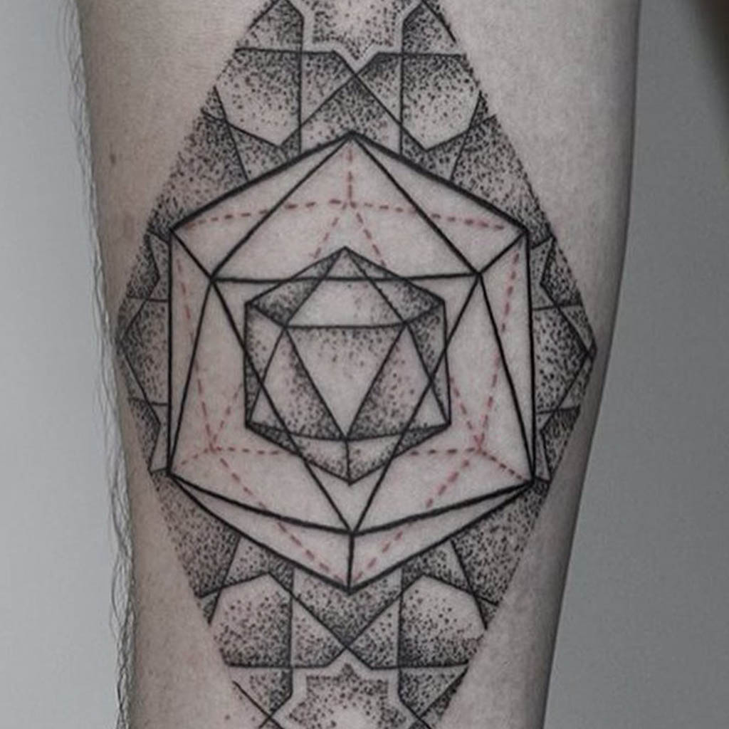 Home 4 Custom sacred geometry tattoo by BowlerInc